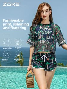 ZOKE | Sun-protective and Conservative Slimming Girls Swimsuit