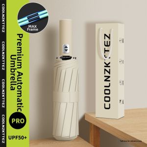 COOLNZKTTEZ | Automatic Reinforced Windproof UV Protection Umbrella