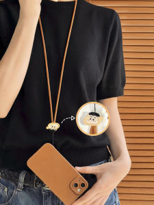 Lost Proof Phone Strap Neck Rope Chain Key Holder Fan Accessory PET Soft Plastic Material Mobile Phone Accessories