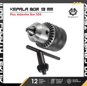 Dril Chuck Kepala BOR 13 MM Plus Adavtor Plus SDS