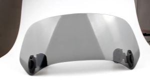 Universal Motorcycle Adjustable Wind Screen Extension Windshield Spoiler Air Deflector 28.5x12x21cm