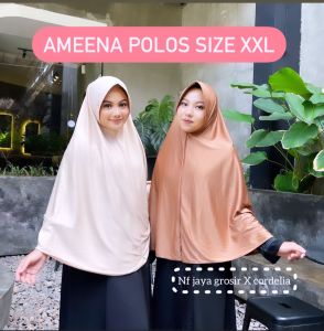 COD Jilbab Jumbo POLOS Terlaris Kerudung Jumbo Termurah / Hijab Instan Hyget Ukuran Jumbo / kerudung jumbo terlaris Bahan Jersey Super