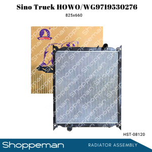 30276 HOWO SINOTRUCK RADIATOR ASSEMBLY M/T 825x660x76mm PP76 5ROWS WG9719530276 HST-08120