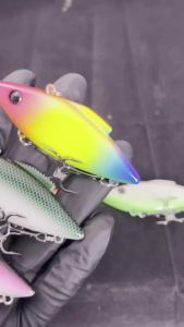 Hopeblaze Eagle Strike No.1 Vibrating VIB Lure ABS Sinking Hard Bait Rattle Design for Pike Walleye Trout Freshwater Fishing