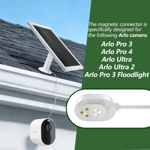 8W Solar Panel for Arlo Cameras Magnetic Charger Kit Compatible with Arlo Pro 3/4/Ultra/Ultra 2/Pro 3 Floodlight