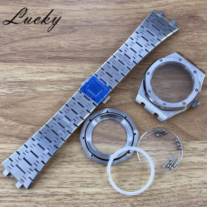 High Quality 41mm NH35 NH36 Watch Case Strap Sapphire Glass Stainless Steel Bracelet Dial Pointer for Automatic Movemen