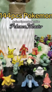 144 Style Pokemon Figure Toys Anime Pikachu Action Figure Model Ornamental Decoration Collect Toys For Childrens Christmas Gift