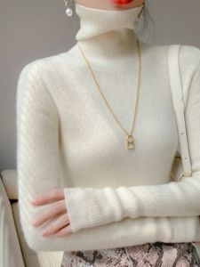 Tight High Neck Cashmere Sweater