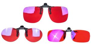 SHINU | anti blue light lenses clip on red lenses better sleep clipon orange lens blue light for gaming yellow driving lens polarized