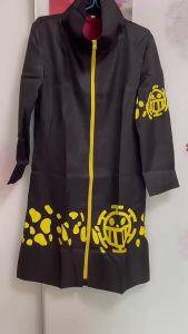 Anime Costume Trafalgar Law ONE PIECE Cosplay Costume Coat Cloak Outerwear Hat Pants Halloween Party Windbreaker