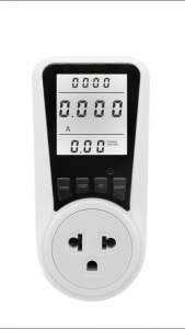 BMK 220V power meter fuel monitor voltage current power multi-mode smart meter backlight socket for air conditioner refrigerator