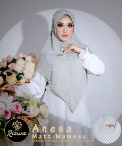 anesa rizwa bergo serut jumbo jersey premium