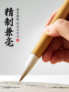 Bộ Bút Lông Cừu Và Sói Chuyên Nghiệp Cho Người Mới Bắt Đầu Bộ Bốn Bảo Vật Văn Phòng Phẩm Dùng Để Viết Thư Pháp Cho Học Sinh Tiểu Học Và Người Lớn