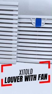 XITOLD LOUVER WITH FAN 230VAC | 204x204mm | 255x255mm | VAT INCLUDED PRICES