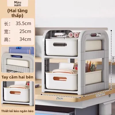 JIAJIESHI | Kệ Lưu Trữ Di Động Nhiều Tầng Dùng cho Sinh Viên tại Nhà