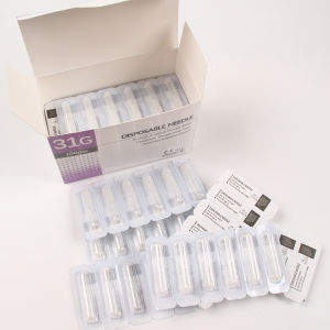 100Pcs/box 31G 4mm 8mm 13mm Disposable Needle Sterile Steel Tip Needle Small Painless Injector Micro Hypodermic Beauty Tool