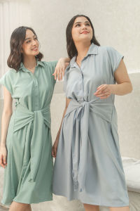 Hey Candy The Daily Rue Self-Tie Button-down Dress