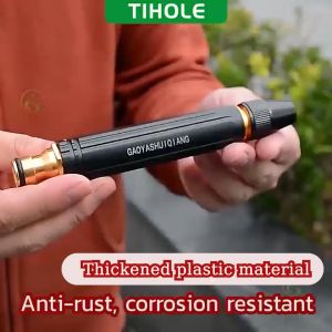TIHOLE High Pressure Water Nozzle Spray Gun  Water Head Car Wash Garden Sprayer Gardening Tools Misting Fogging Spray Sprinkler Garden Watering System