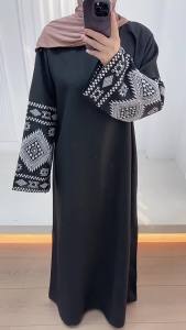 Loriya2024tiktok E-commerce Fashion Embroidered Dubai Turkey Party Robe abayaLR901
