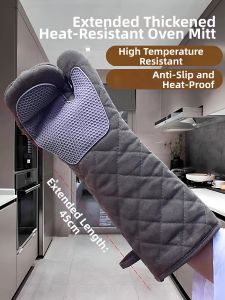 AMW | Heat Resistant Thickened Oven Glove for Microwave Oven and Steamer