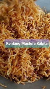 Kentang Mustofa Kabita Mix Kacang - Toples 1.000ml (Tanpa MSG Daun Jeruk)