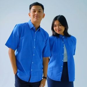 ORCA Kemeja Pendek Nifty Short Shirt Sleeved Navy