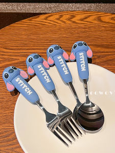 Disney | Cute Disney Stitch Stainless Steel Children Spoons Forks