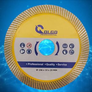 Turbo Rim Diamond Cutting Disc 4\" OLGO: High Performance Cutting Disc