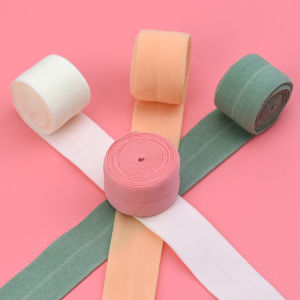 ผ้าริบบิ้นยางยืดสำหรับแขนเสื้อเด็กผ้าฝ้ายแท้ ผ้าริบบิ้นสำหรับเย็บเสื้อผ้า DIY อุปกรณ์เย็บผ้า ริบบิ้นผ้าฝ้ายแท้