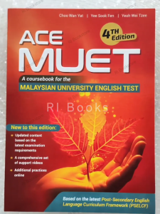 [Penerbit Ehsan] ACE MUET 4th Edition