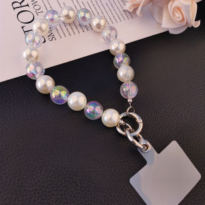 ZHENGEGE | Handmade Glittering Beads Anti-Loss Phone Lanyard