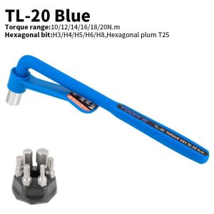 TOOPRE Bicycle Portable Torque Wrench Inner Hexagon Set 10-20NM High Precision Torque Tool Set Bicycles Convenient Torque Wrench