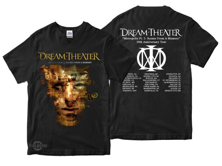 kaos DREAM THEATER METROPOLIS part Premium tshirt dream theater