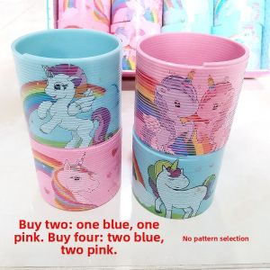 Childhood Magic Rainbow Circle Toy Gift Large Spring Circle Colorful Ring Puller Sports Fun for Kids And Adults