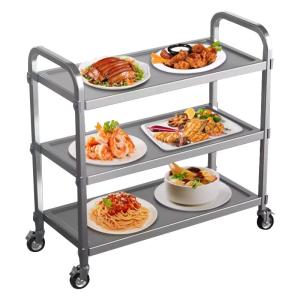 Lecon | Commercial Multipurpose Meal Cart 3 Layers