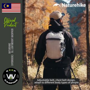 NATUREHIKE （Hydrogen）15L Lightweight Hiking Cycling Running Waterproof Outdoor Sports Backpack