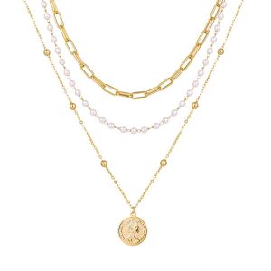 [SG Stock] Rozza Necklace Multilayer With Different Design Casual Party For Woman