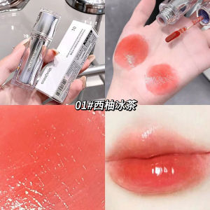 Shaqino Mirror Shine Water Light Lip Gloss Moisturizing Transparent Youthful Long-lasting Makeup Resistant to Staining Womens Lipstick
