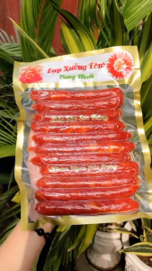 500g Lạp xưởng tôm trứng muối với tỉ lệ tôm 90% nhiều trứng muối lạp xưởng tôm trứng muối đặc sản Sóc Trăng