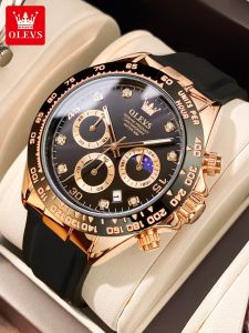 OLEVS | Multi-Function Night Light Quartz Watch