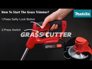 MAKITA Cordless Grass Cutter Battery Lawn Mower & Grass Trimmer Mesin Rumput Bateri Tanpa Wayar Portable Electric Weed Cutter 割草机