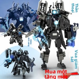 GUTIAN | Bộ Đồ Chơi Xây Dựng Gươm Ánh Sáng Titan Monitor King