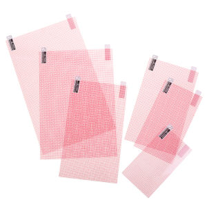 2PCS Clear Cut-to-Fit Screen Protector」PET Film Universal for Tablets/GPS/monitors up to 12" DIY-friendly Anti-Scratch Bubb