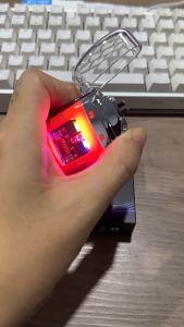 Rechargeable Lighter Dual Arc Windproof Pulse Type-c Fast Charging/Lightweight Portable Style