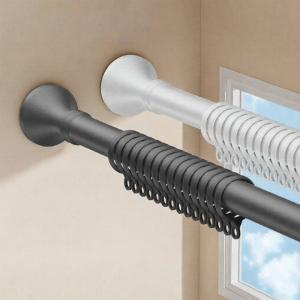 MOLORE | Hole-free Installation Roman Rod Curtain Rod Adjustable