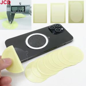 JCD 10pcs Mobile Phone Universal Back Sticker Magnetic Protective Film Transparent Film PVC Dustproof Film