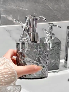 450ML Soap Dispenser Bottle Shampoo Shower Gel Hand Sanitizer Lotion Press Bottle Hotel Shampoo Bottle