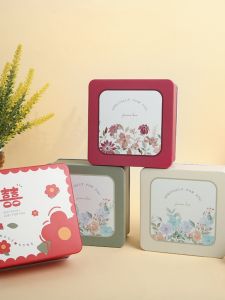 Large Size Marriage Celebration Candy Box Wedding Gift Empty Box Can Be Used for Smoking Chinese Style Mouth Iron Box