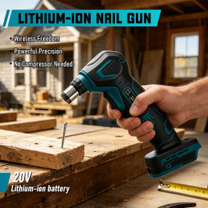 For Makita Cordless Auto Hammer Palm Nailer Electric Nail Hammer 19000 RPM Rechargeable Handheld Power Tool