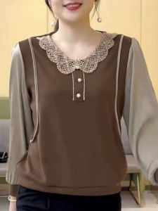 QIAOXIZI | Stylish Casual T-shirt for Women with Belly Covering and Youthful Look
